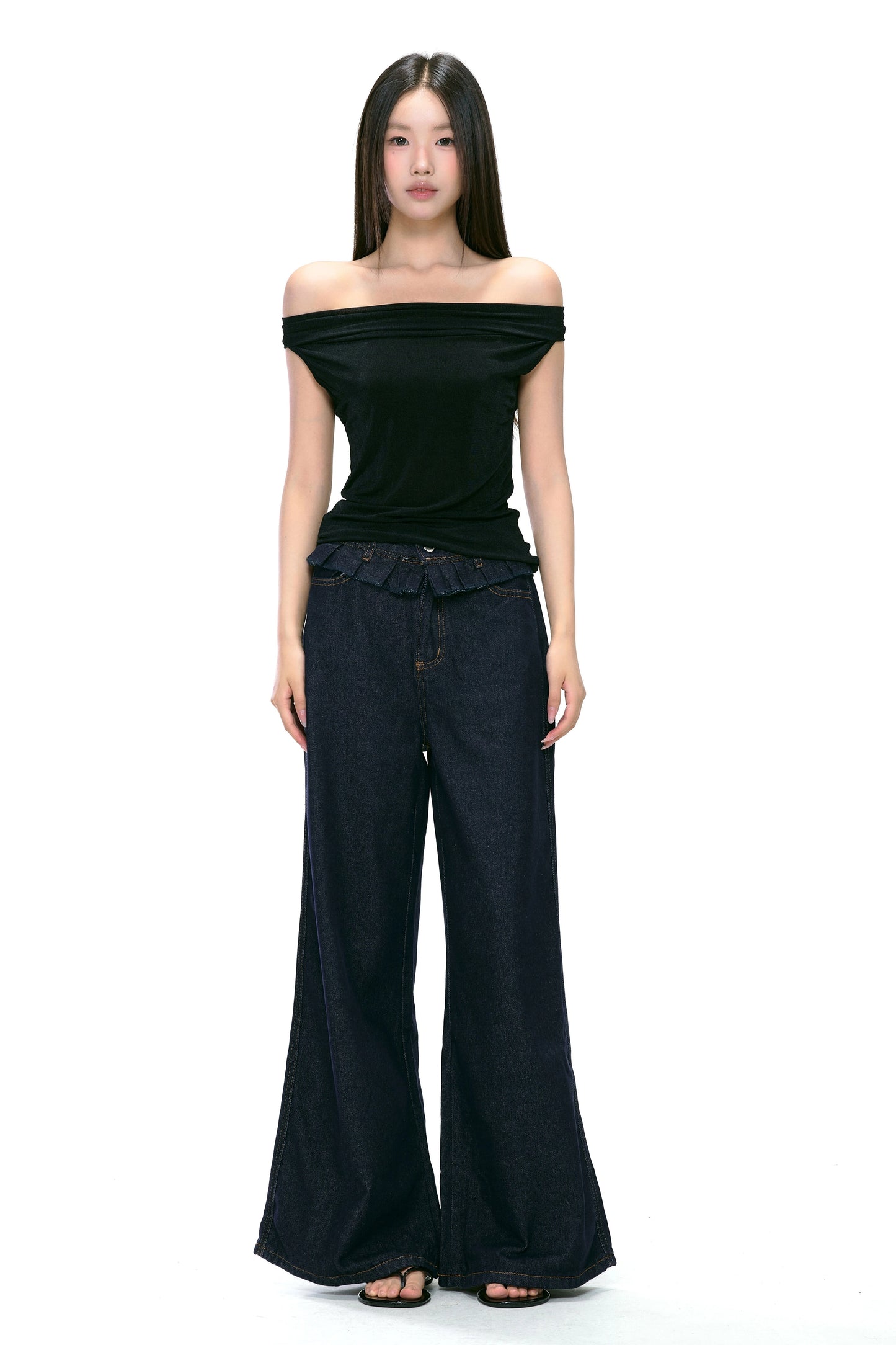 Roux Wide-Leg Jeans