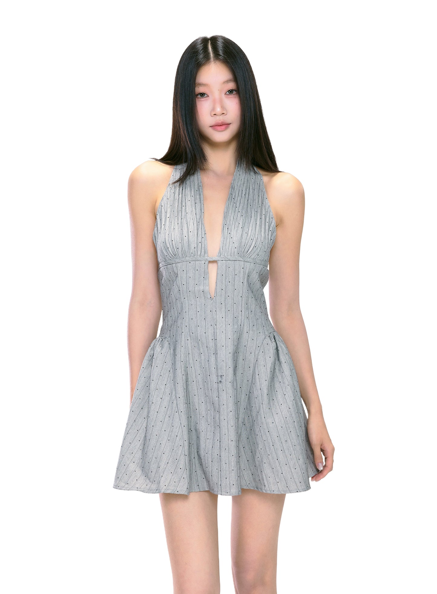 Lola Pleated Mini Dress