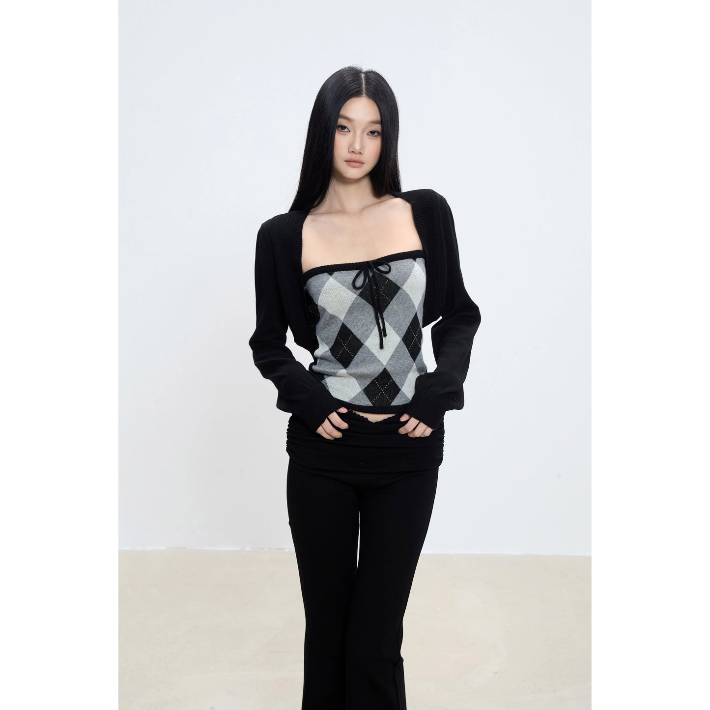 Elena Elegant Cardigan and Top