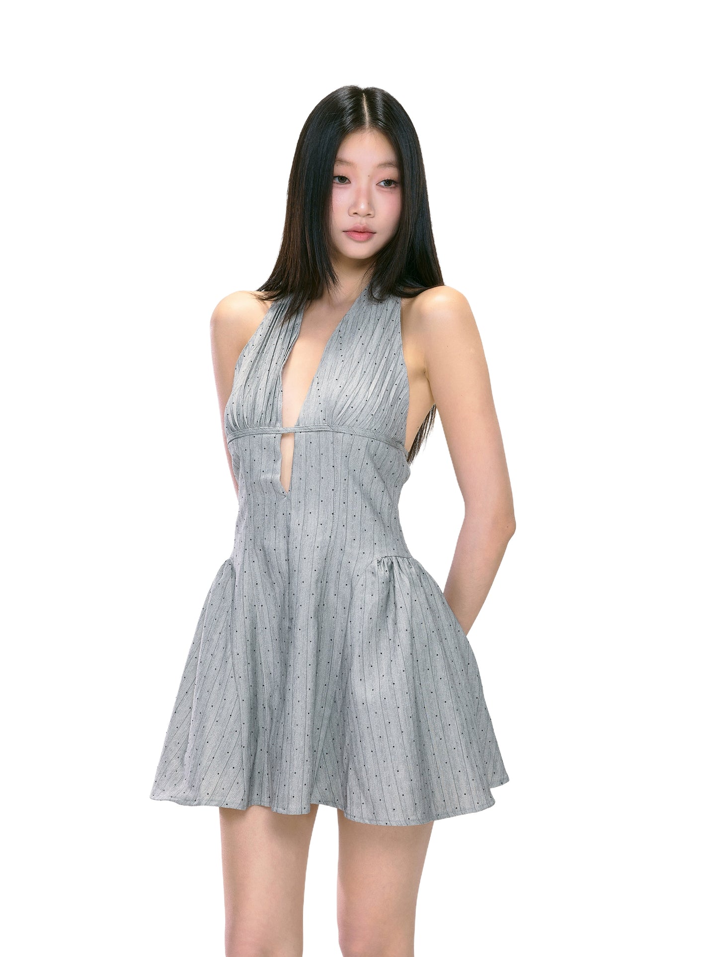 Lola Pleated Mini Dress