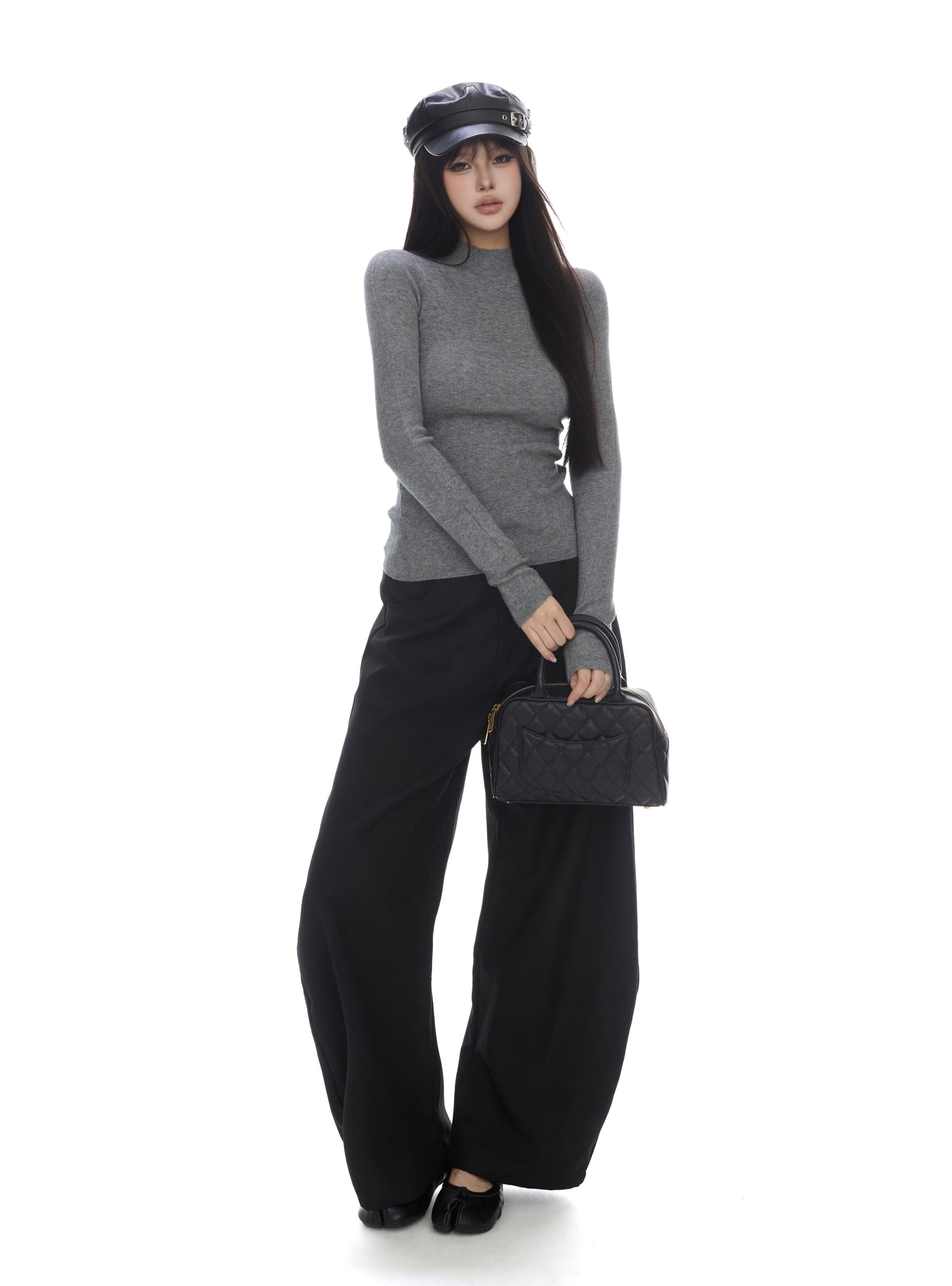 Lea Ribbed Turtleneck Sweater