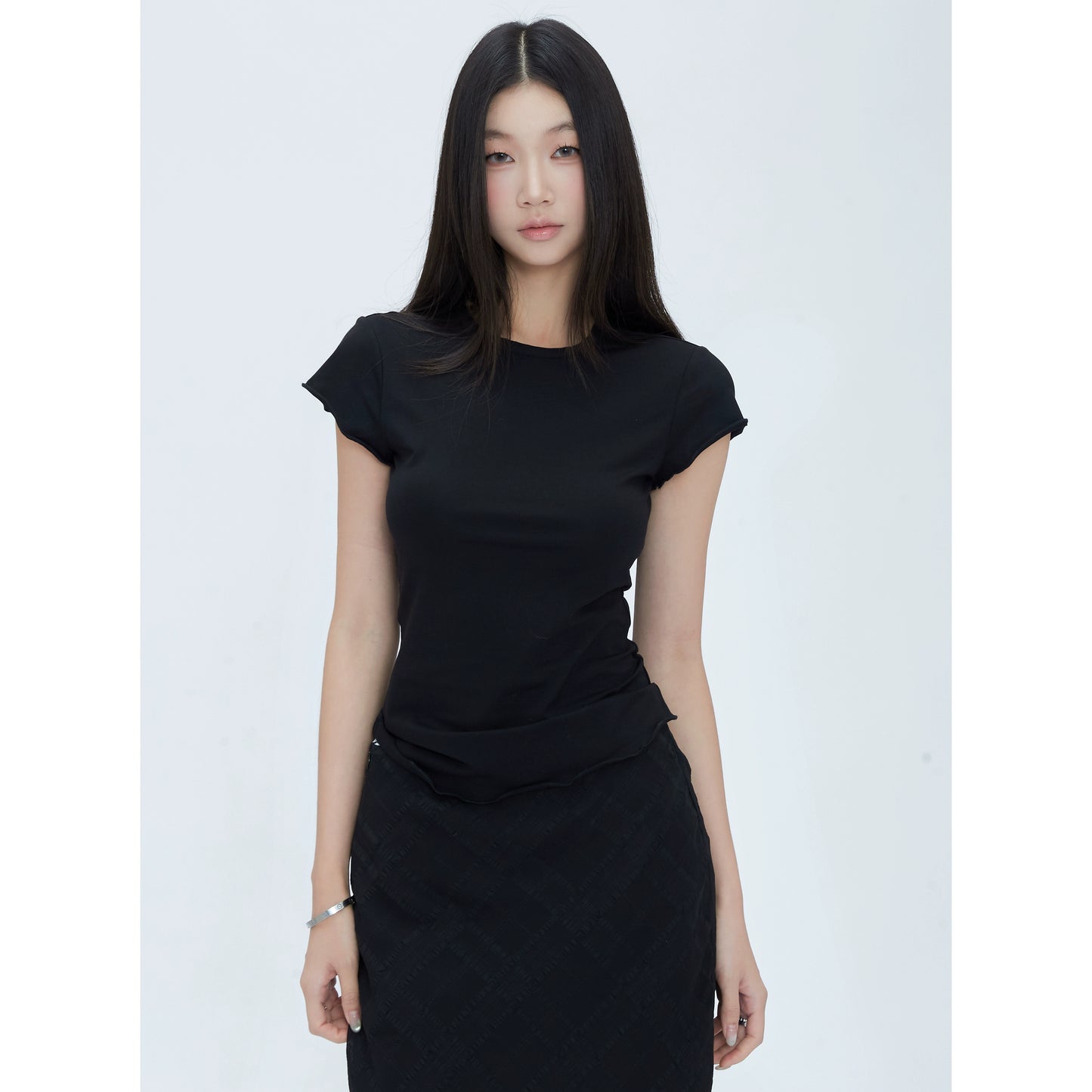 Rhea Fitted Crewneck T-Shirt