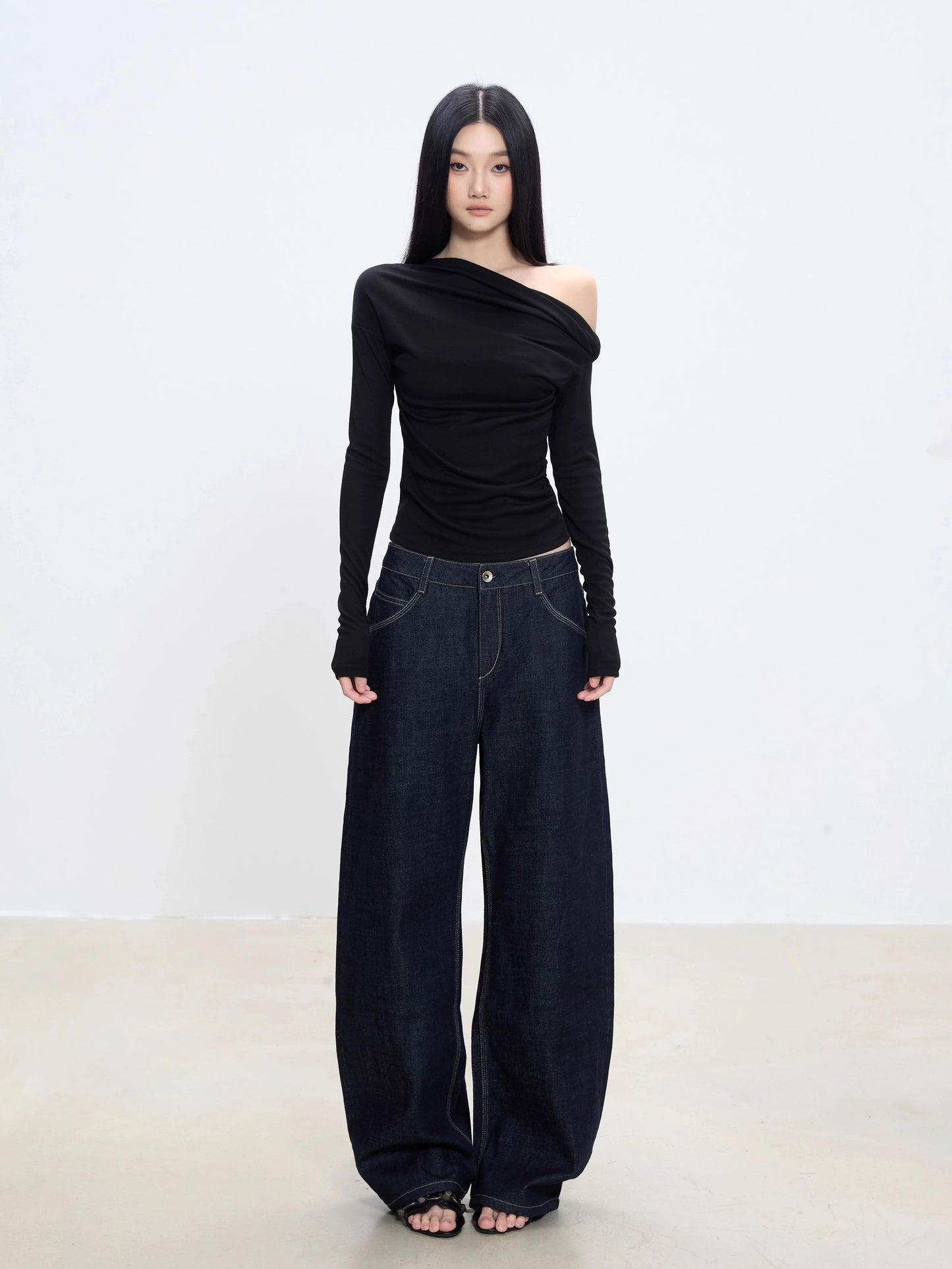 Rhea Wide-Leg Jeans