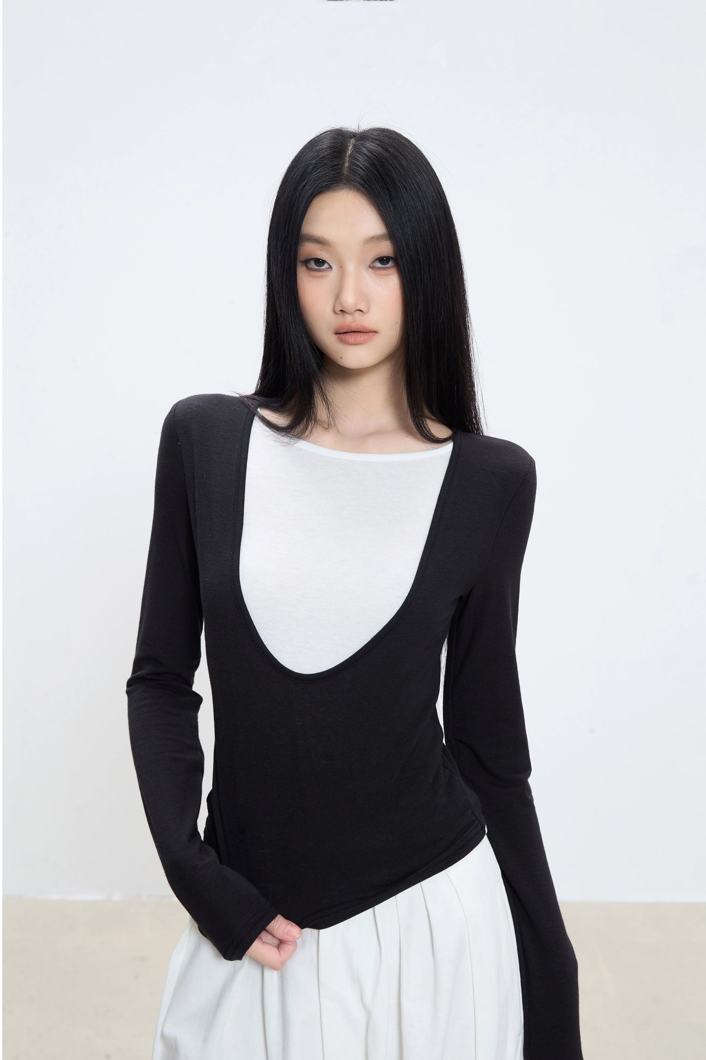 Liora Layered Scoop Top