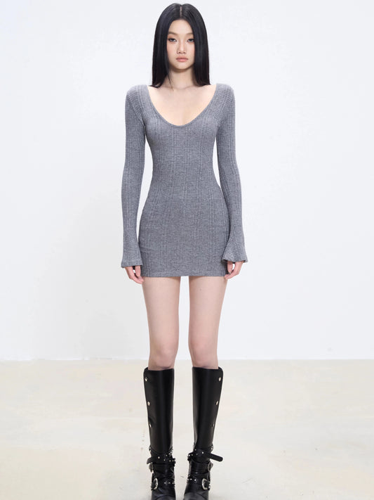 Tess Ribbed Knit Dress