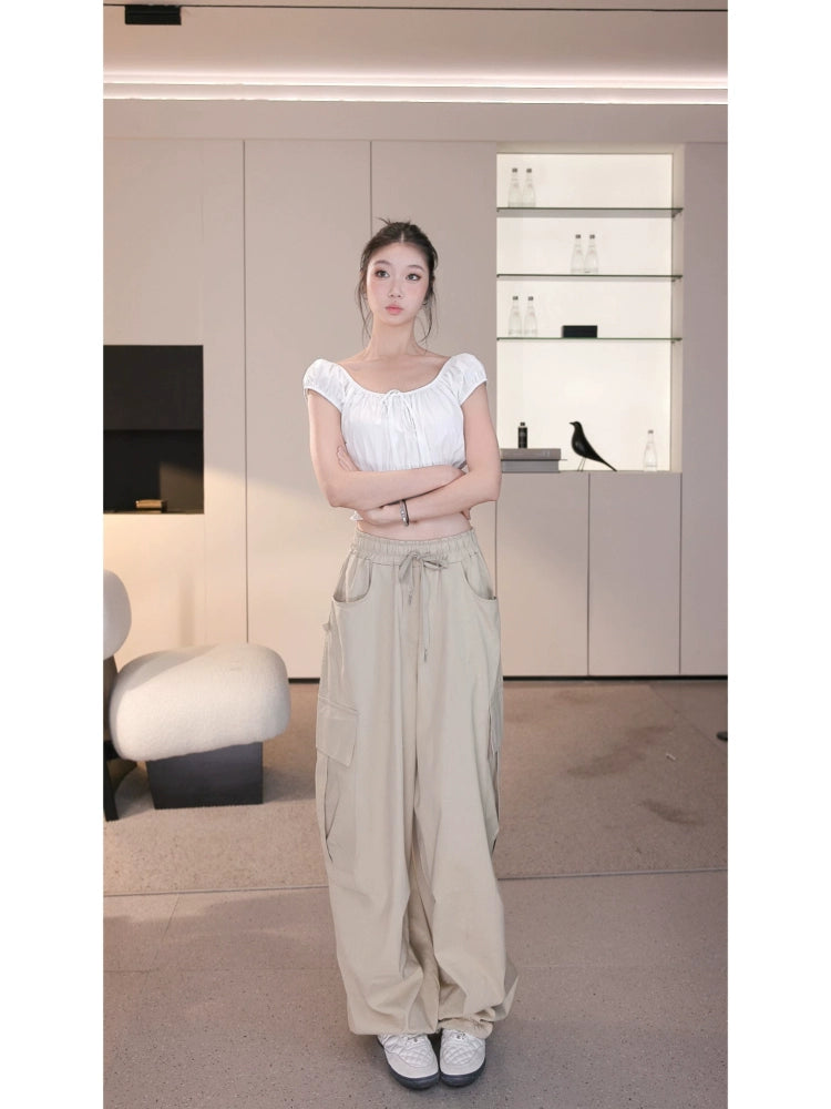 Kaia Drawstring Cargo Pants