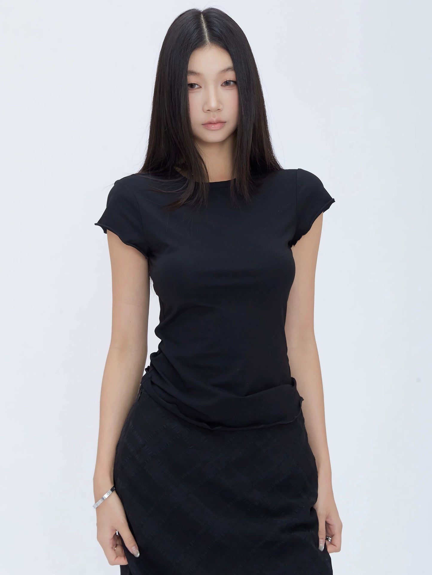 Rhea Fitted Crewneck T-Shirt