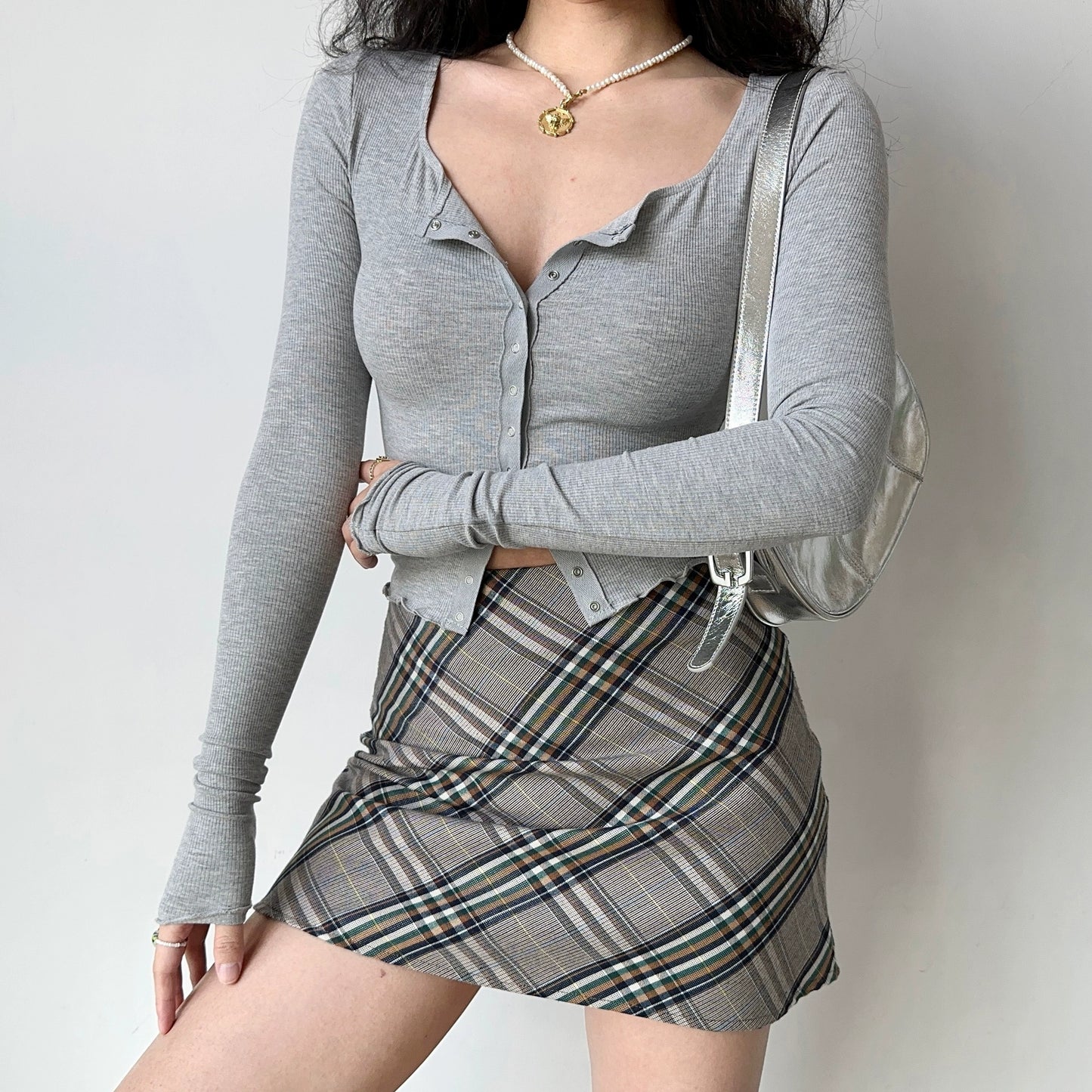Nina A-Line Mini Skirt
