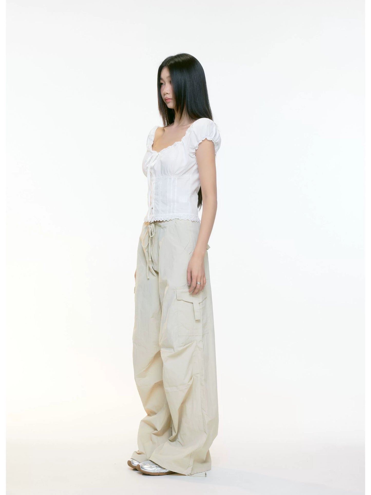 Rhea Drawstring Cargo Pants