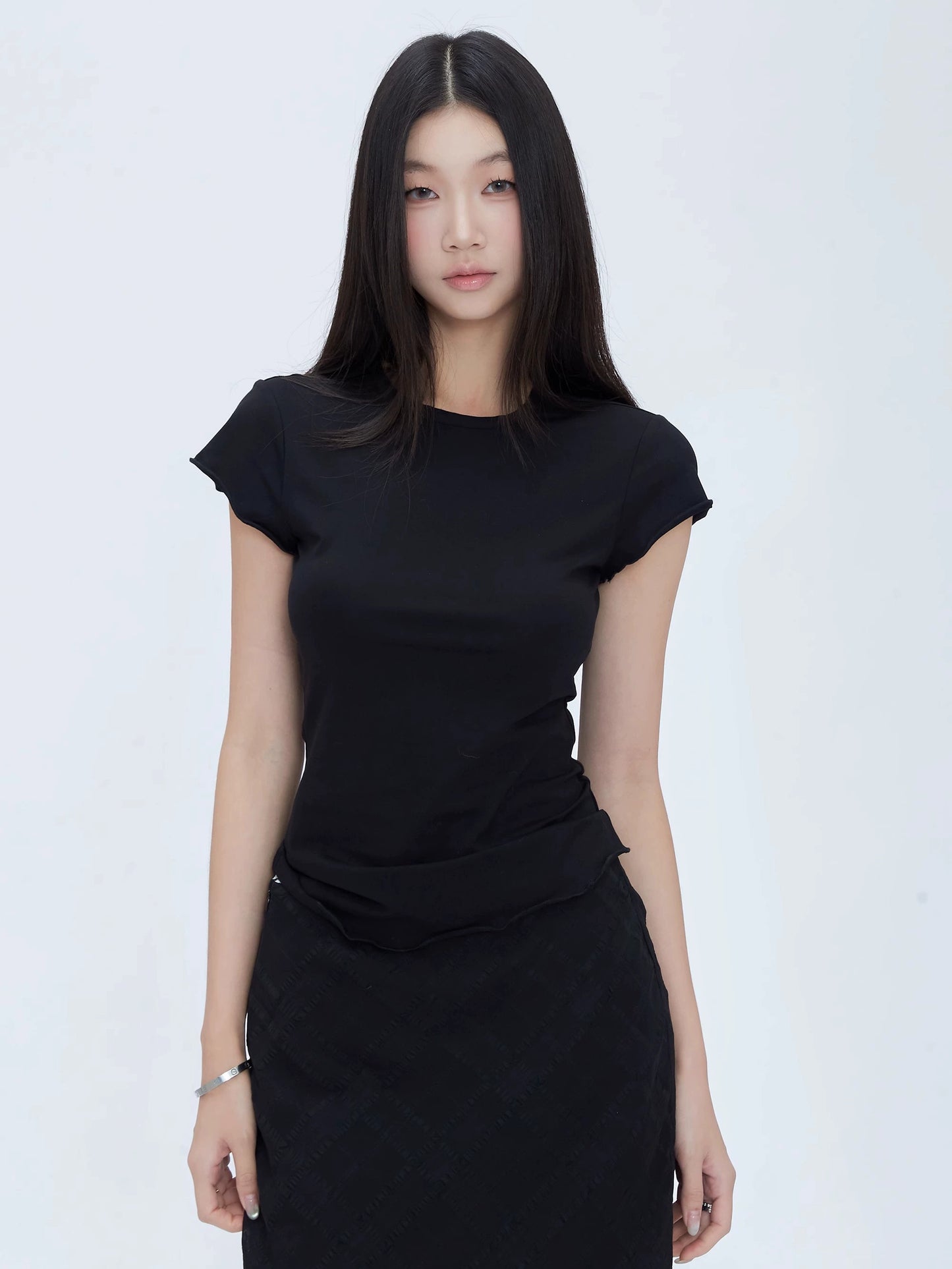 Rhea Fitted Crewneck T-Shirt