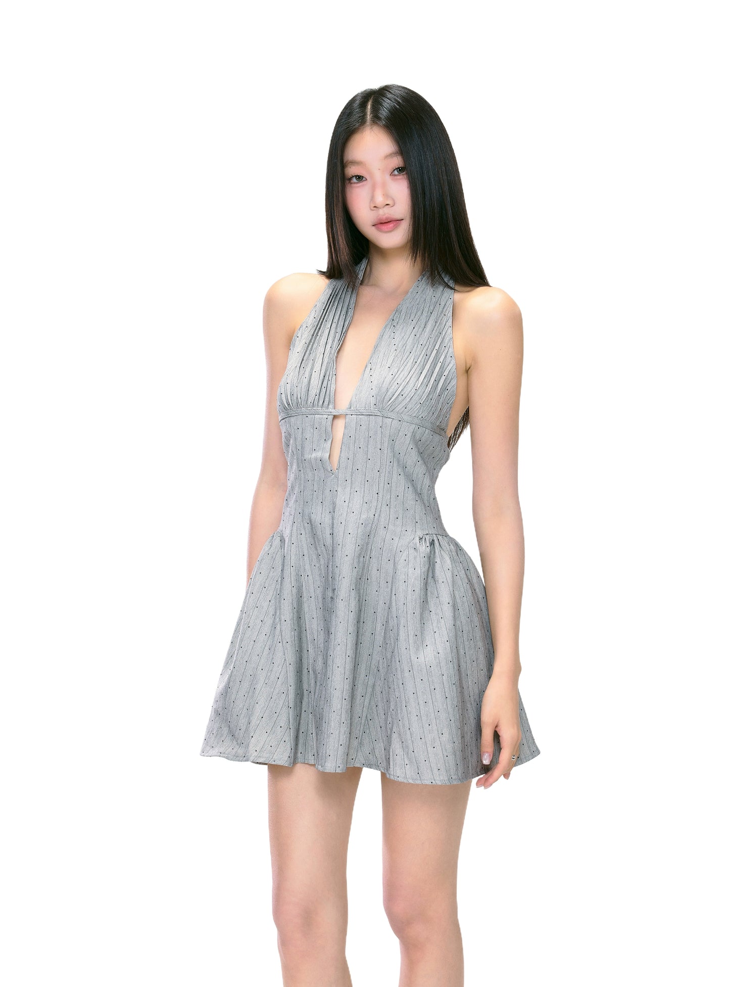 Lola Pleated Mini Dress