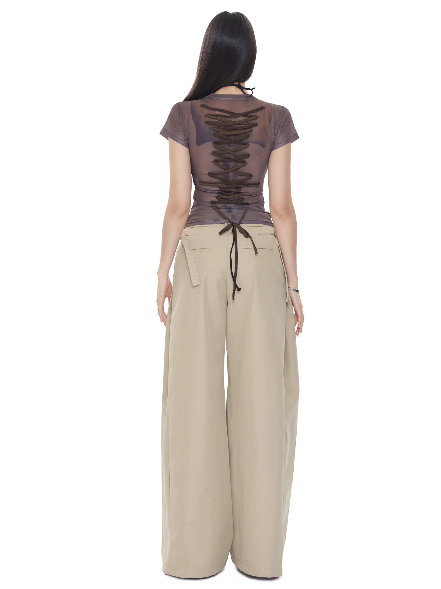 Lina Sheer Fitted Tee