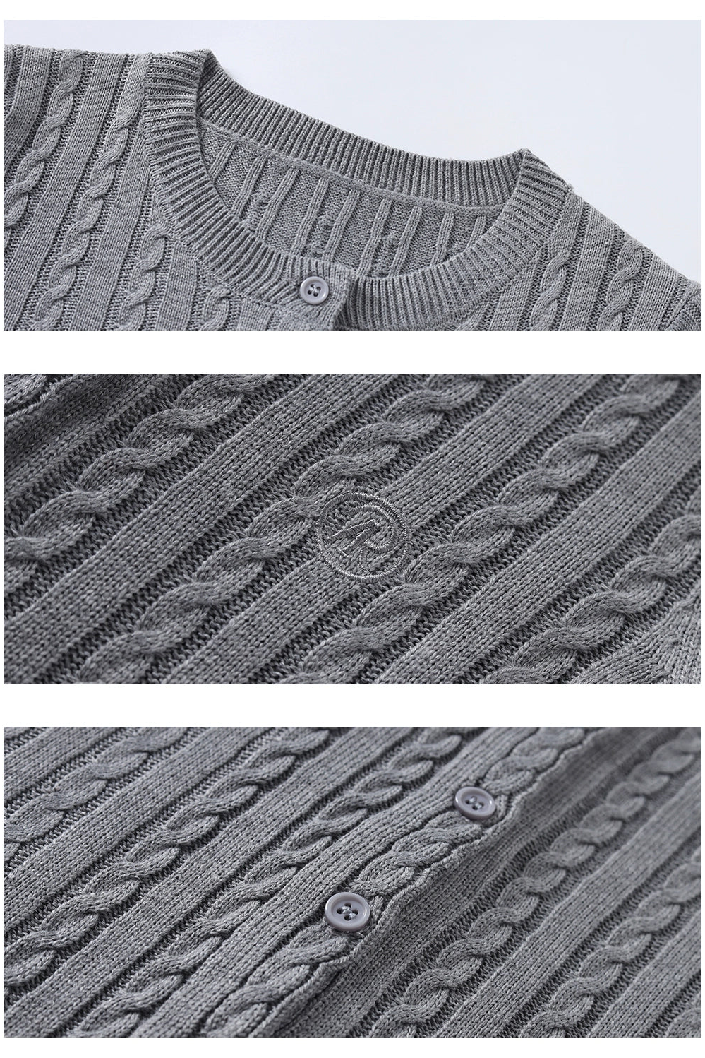 Eden Retro Knitted Cardigan Sweater