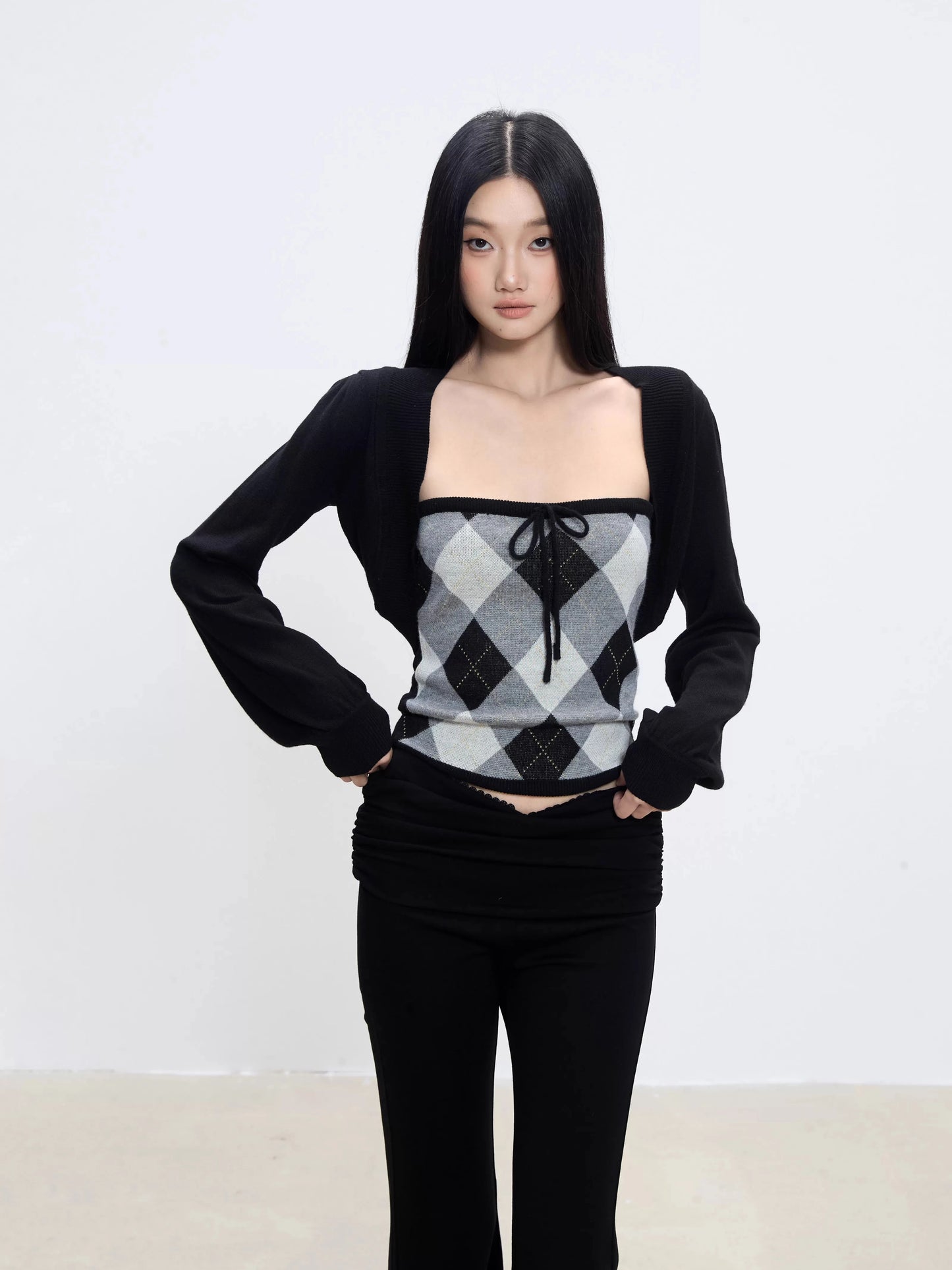Elena Elegant Cardigan and Top