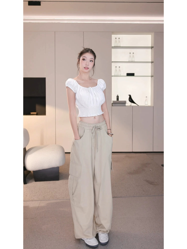 Kaia Drawstring Cargo Pants