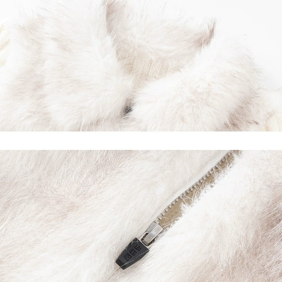 Bailey Furry Knit Cardigan Sweather