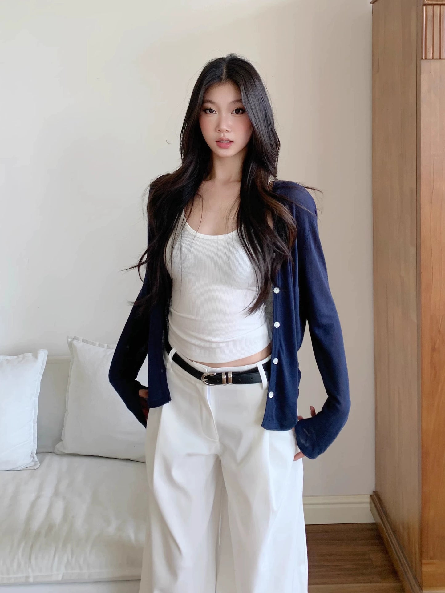 Suhwa Ribbed Basic Tank Top