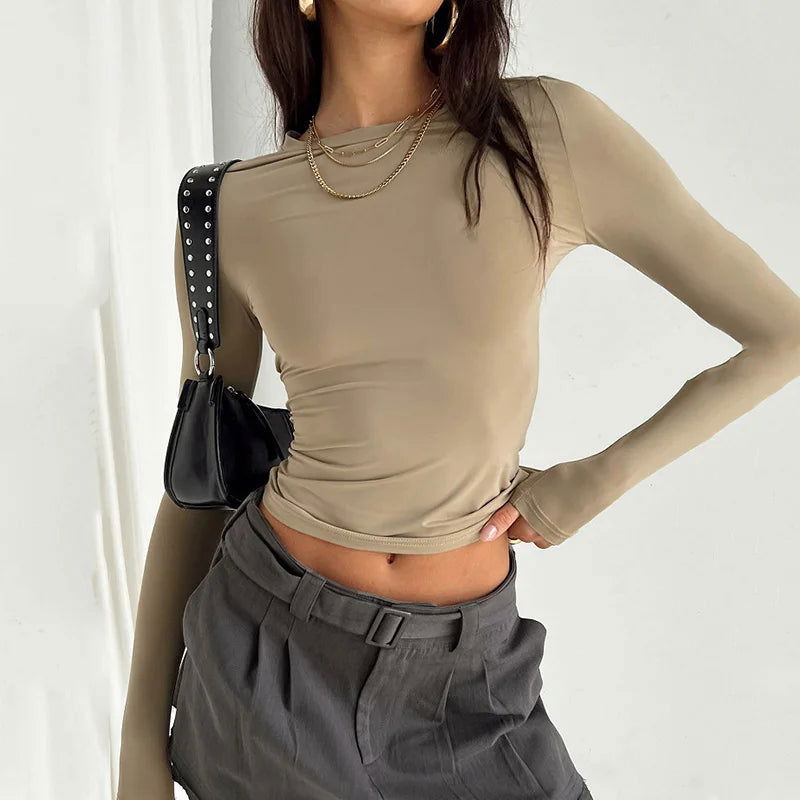 Olivia’s Slim Fit Long Sleeve Tee - Montfash