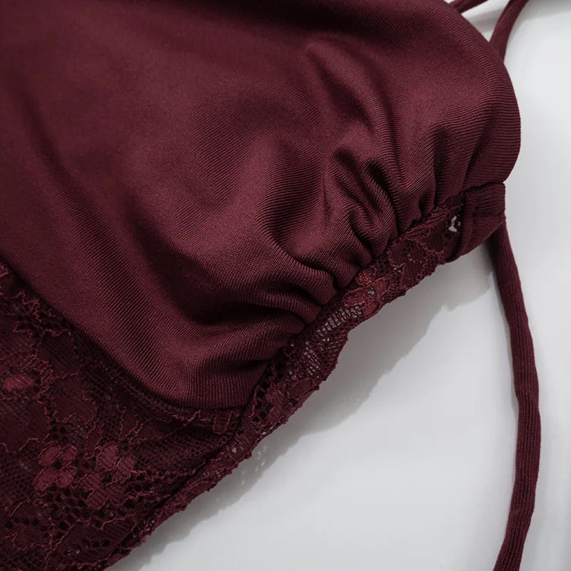 Rose Lace Up Dress