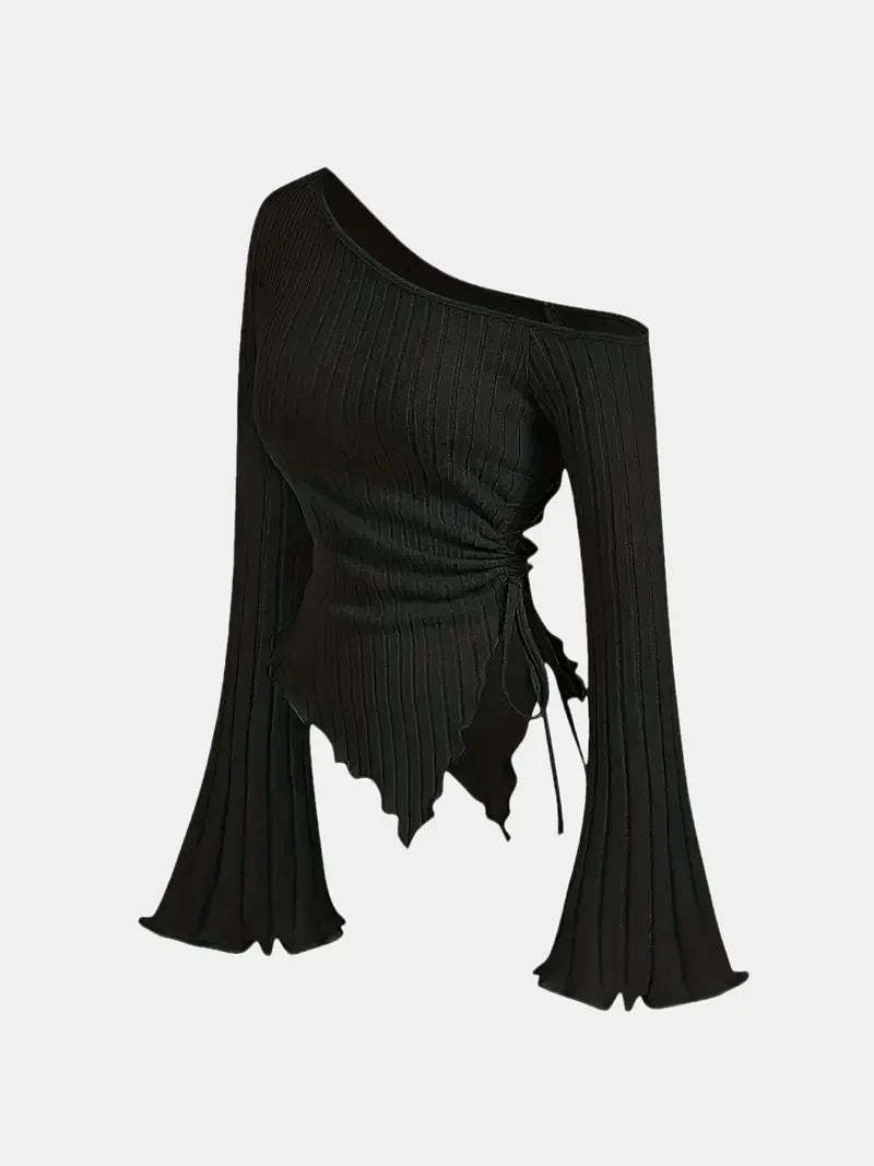 Skye Off Shoulder Long Sleeve T-shirt