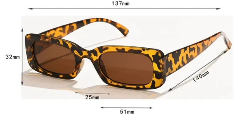 Clara Retro Square Sunglasses