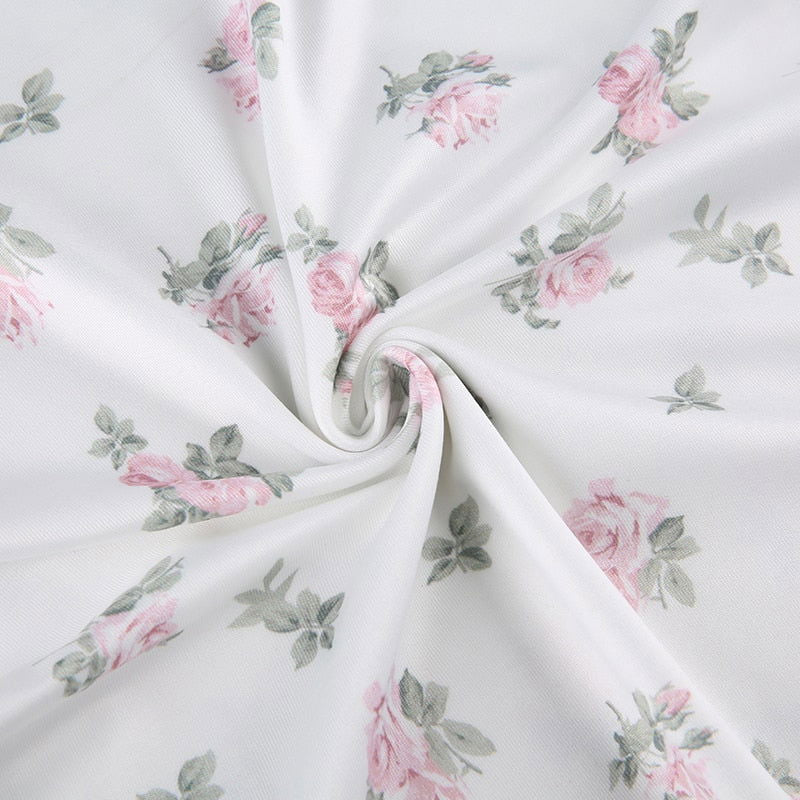 Sadie Y2k Floral Mini Dress - Montfash