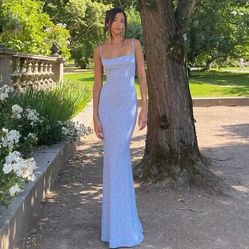 Serene Bloom Maxi Dress