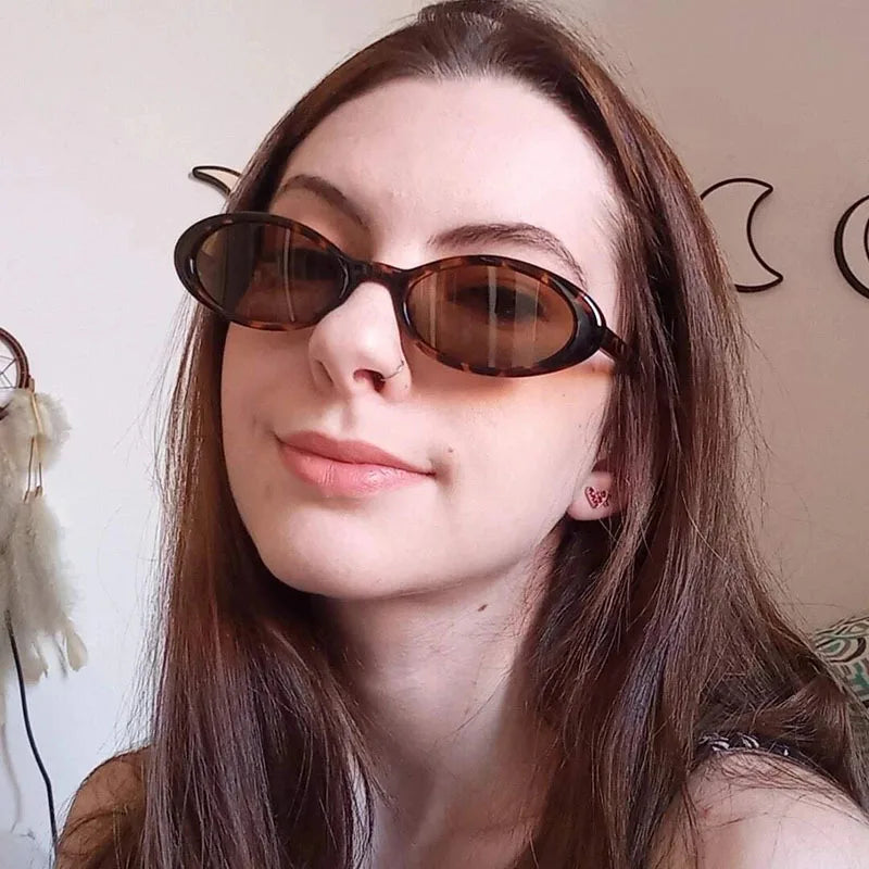 Retro Small Oval Sunglasses