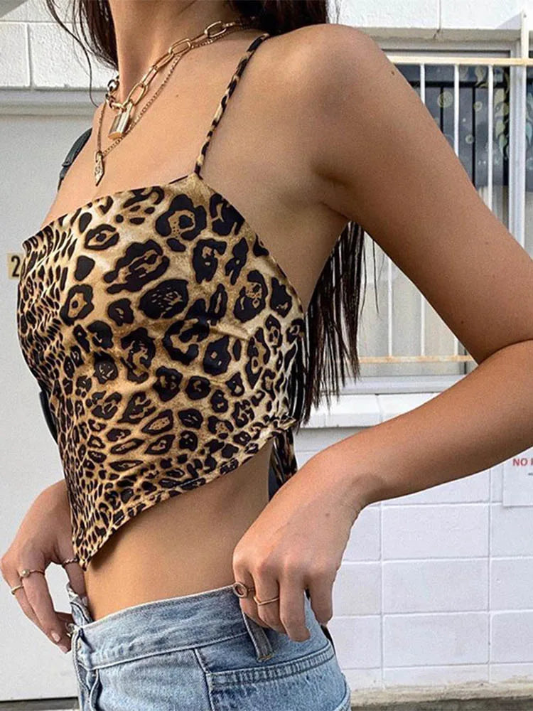 Leopard Cami Top