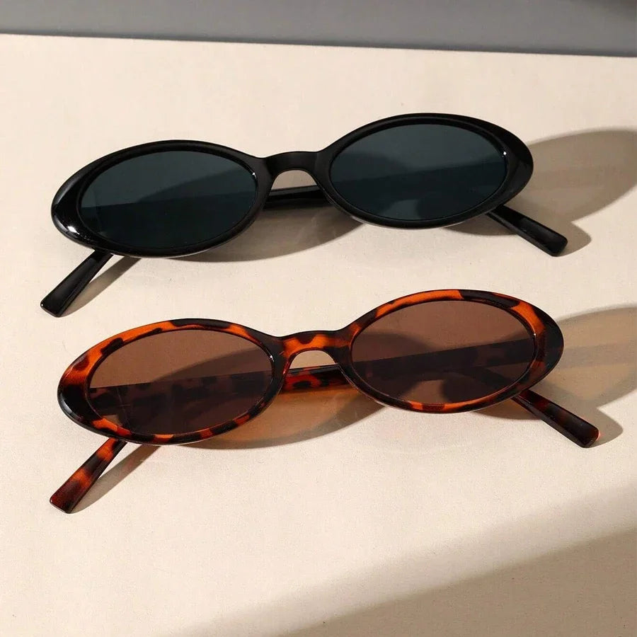 Retro Small Oval Sunglasses