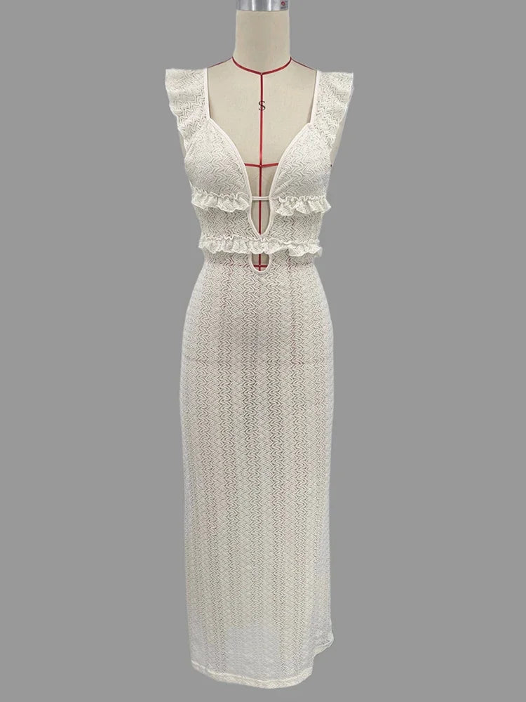 Serenity Knit Maxi Dress - Montfash