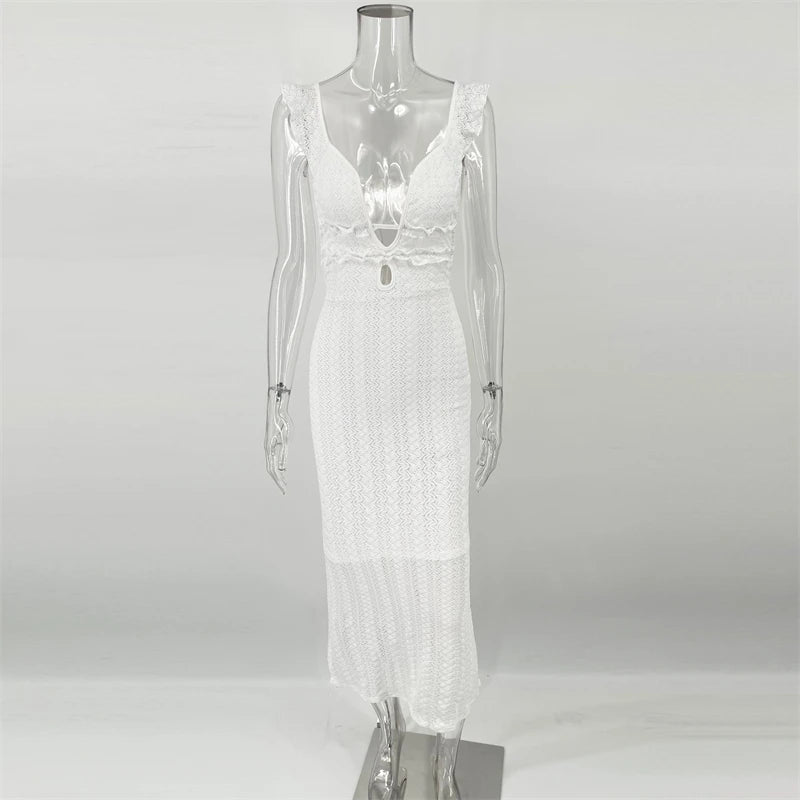 Serenity Knit Maxi Dress - Montfash