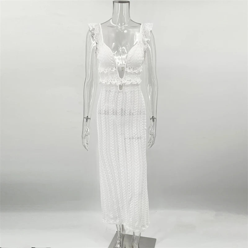 Serenity Knit Maxi Dress - Montfash
