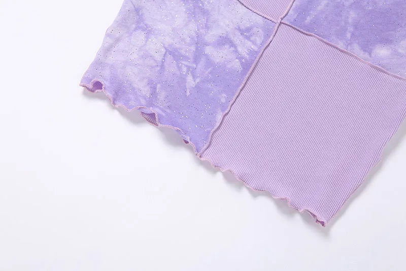 Zoe Tie Dye Crop Top - Montfash