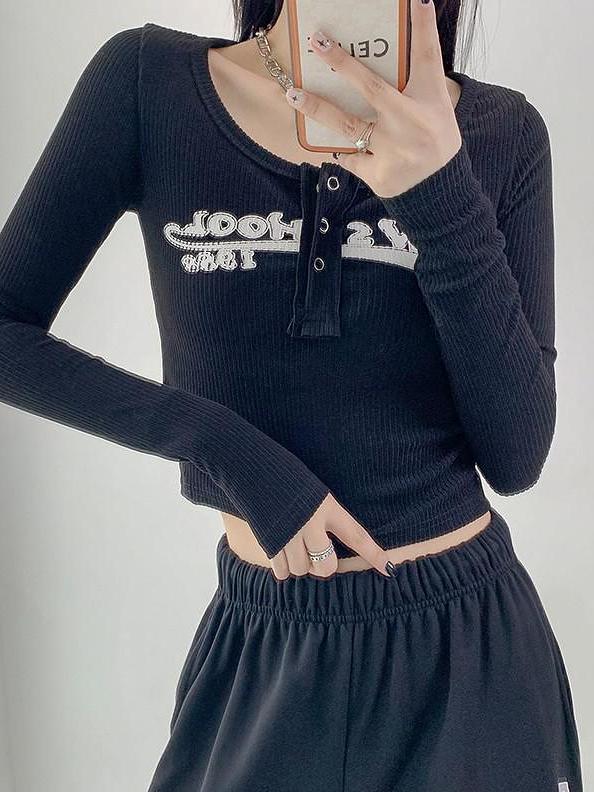 Addison Slim Long Sleeve T-shirt - Montfash