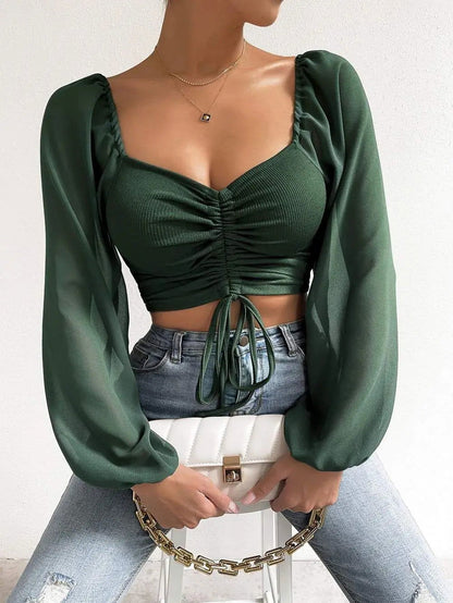 Chloe Puff Sleeve Top - Montfash