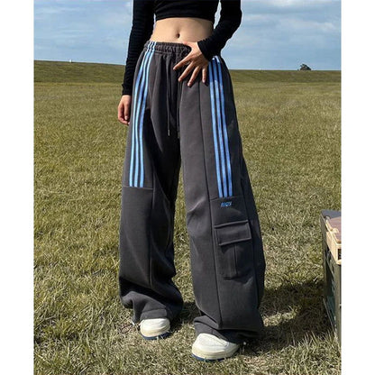 Chloe Striped Joggers - Montfash