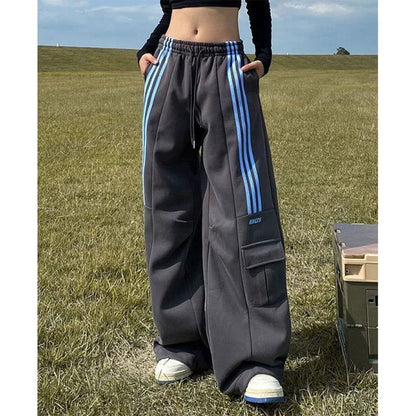 Chloe Striped Joggers - Montfash