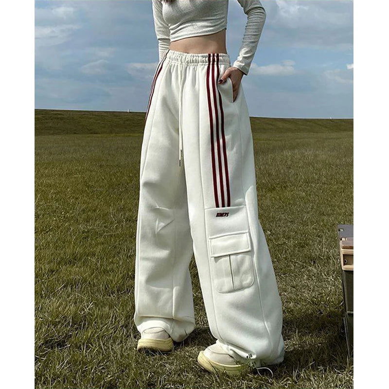 Chloe Striped Joggers - Montfash