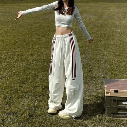 Chloe Striped Joggers - Montfash