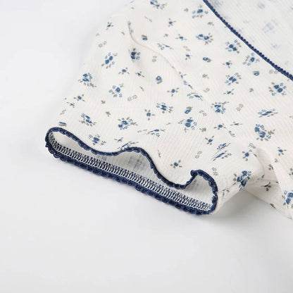 Ella Lace Trim T-Shirt - Montfash