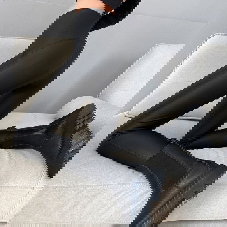 Emily PU Leggings - Montfash