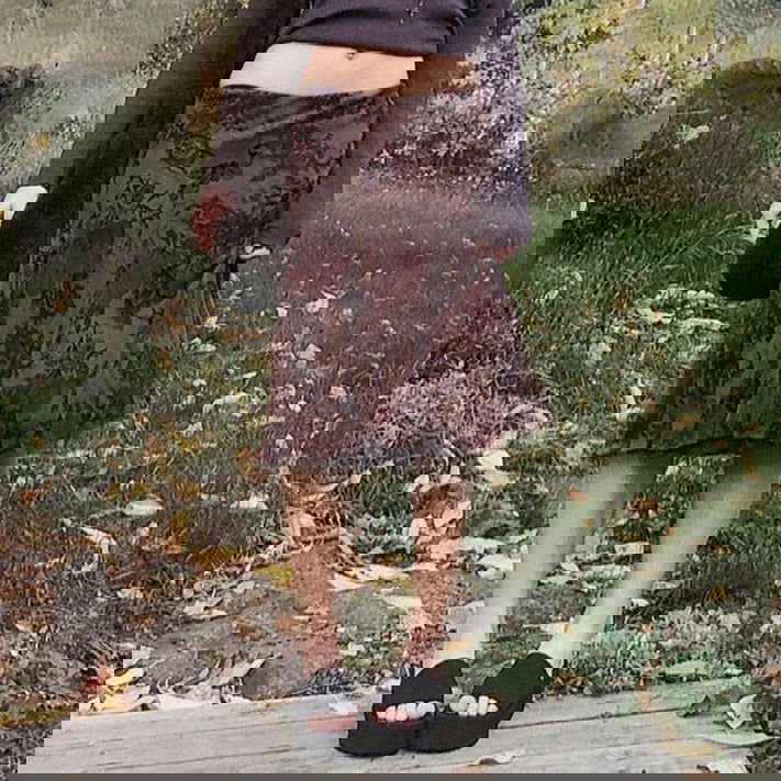 Fairy Grunge Mesh Midi Skirt - Montfash