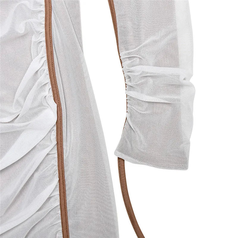 Grace Diagonal Collar Dress - Montfash