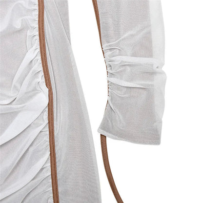 Grace Diagonal Collar Dress - Montfash