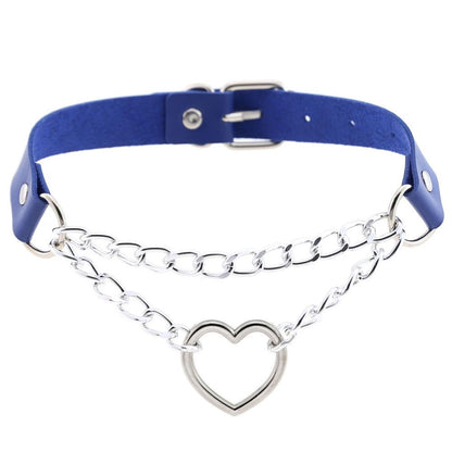 Heart Chain Choker - Montfash