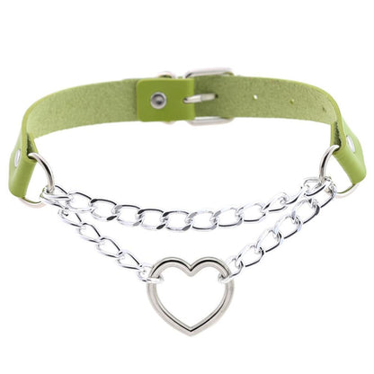 Heart Chain Choker - Montfash