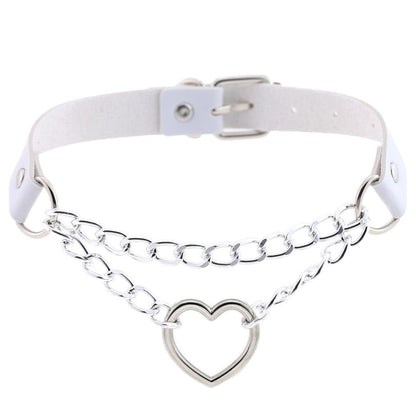 Heart Chain Choker - Montfash