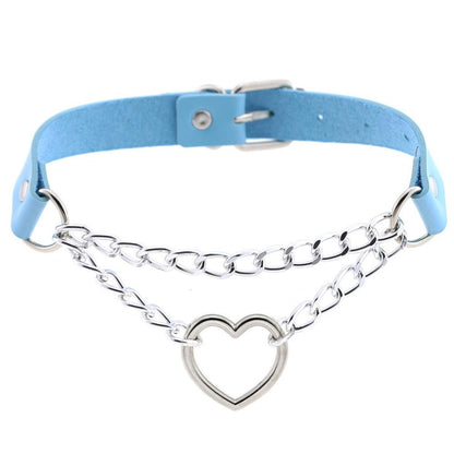 Heart Chain Choker - Montfash