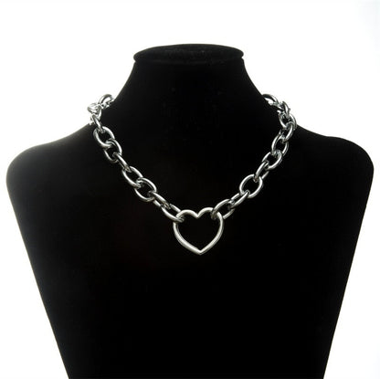 Heart Chain Necklace - Montfash